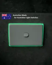 Glow wall Light Switch Luminous Frame Cover Home Decor Safe Navigation at Night