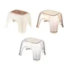 Step Stool Sturdy Under Desk Stool Multiuse Easy Carrying Shoe Changing Stool