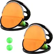Ball Catch Set - Catch Set Games Toss Paddle | Beach Toys Sports Equipment | Toddler Play Activities | Parent-Child Interaction for Birthday Travel Backyard Summer Playground Camping