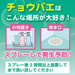 日本 KINCHO 金鳥 驅蛾泡沫噴霧 300ml 排水口專用 驅蟲 驅蛾 蛾蚋 浴室 廁所 現貨出貨