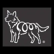 Australian Cattle Dog K Line Dog Breed Window Tattoo Decal