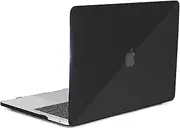 Case for MacBook Pro 13 inch 2012 2011 2010 2009 2008 Release A1278 with CD-ROM, Translucent Plastic Laptop Hard Shell Protective Case Cover,Crystal Black