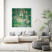 Kirche In Cassone by Gustav Klimt Canvas Wall Art