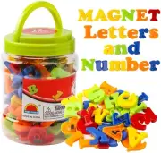 RAEQKS Magnetic Letters Numbers Alphabet ABC Colorful 123 Refrigerator Fridge...