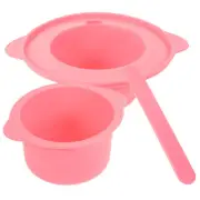 1 Set of Wax Hair Melting Container Wax Heater Inner Bowl Foldable Mask Bowl