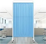 Privacy Screen,partition Wall Panels Temporary Fence,Movable Standing Door Partition,Establish Privacy Space for Ward Lobby Office Beauty Salon(Color 3,2-Panel)