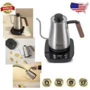 Elegant Gooseneck Electric Kettle - 0.8L Precision Heating for Perfect Brews