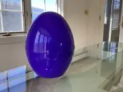 Beautiful Spring Decor - Large Plastic Cadbury Egg - EMPTY Hard To Find