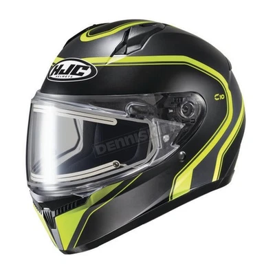 HJC Semi-Flat C10 MC3HSF Snow Helmet w/Electric Shield-378392