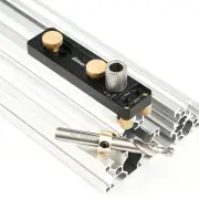 Aluminum Profile Punching Auxiliary DIY Tool Suitable For 2020 2040 3030 3060 Profiles Generic Jig Guide Drilling Positi