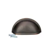10 Pack Amerock Bp53010 Orb Oil-Rubbed Bronze Cup Cabinet Drawer Handle Pull