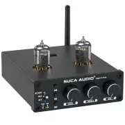 Mini Bluetooth 5.0 Tube Preamp Speaker Receiver Stereo Pre-Amplifier USB Player