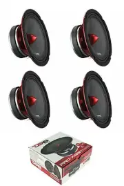 (4) DS18 PRO-X6BM 2000W 6.5" Midrange Full Range Speakers Loud Bullet 8 Ohm