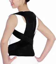 Back Corrector, Magnetic Posture Corrector, Adjustable Back Support, Durable Clavicle Shoulder Stretcher, Prevent Humping, S-3XL, Men and Women, Health and Relaxation