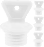 Outanaya Warm Water 4 Pack Hot Water Bottle Covers Rubber Sealing Plugs Easy to Install