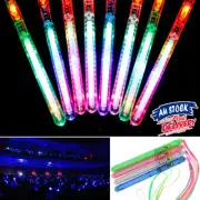 6/30pc Glowsticks Colour Changing LED Light Wand Flashing Stick in Dark Glow New