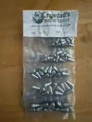 100 Worm Weights Variety Pack, Tackle Making Lure Bodies