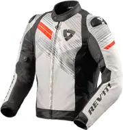 Revit Apex TL Motorcycle Textile Jacket, black-white-red, Size S for Men Black White Red