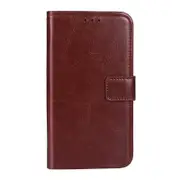 MCC Folio Case Samsung Galaxy A52 4G 5G PU Leather Cover Phone A525 A526 [Brown]
