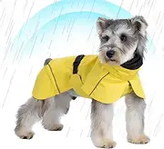 Rain Coat for Dogs,Lightweight Adjustable Dog Rain Jacket | Waterproof Comfortable Pet Poncho Reflective Jacket Clothes for Outdoor, Running & Winter