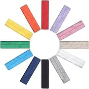 Bristlegrass Shiny Fold Over Elastic Band 3/4" Foe Spandex Ribbon for Hair Tie Headband Dress DIY Sewing Trim (Combo D-3/4 Inch X 24 Yards)