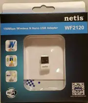 New NETIS WF2120 150Mbps Wireless N Nano USB Adapter Windows MAC Linux OS