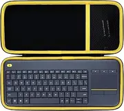 Lebakort Hard Carry Case Compatible with Logitech K400 Plus Wireless Touch with Easy Media Control and Built-in Touchpad