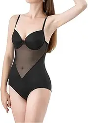 [Generic] Sexy Mesh Bodysuit Women Shape Wear Hip Lifting Corset Panties with Push Up Tight Waist Lingerie Slimming
