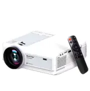 L28T LCD Portable Projector 1080P Smart Home Play Mini Cinema Theater W/SCREEN