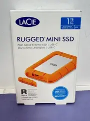Brand New LaCie Rugged Mini SSD 1TB