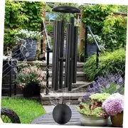 45 in Memorial Wind Chimes Large with 6 Heavy Tubes, Large Deep Tone Wind