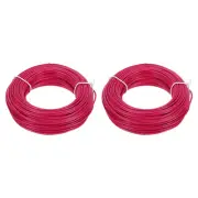 22AWG Gauge Stranded Hook-Up Wire PVC Tinned Copper Wire 30m/100ft Red