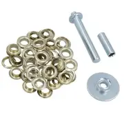 Tarpaulin Tarp Awning Groundsheet Cover Eyelet Repair Kit Grommets 30pc