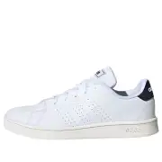 Adidas Advantage FW2588 Kids US 11.5 Cloud White Leather Lifestyle Shoes EF381