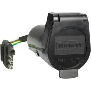 Hopkins Towing Solutions Trailer Light Wiring Adapter, 4 Flat To 7 Blade, Model