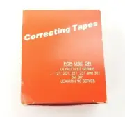 Olivetti ET Correcting Tapes for Olivetti ET Series Lexikon 90 Series 6 Pk