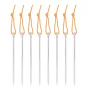 Titaniums Alloy Canopy Stakes Spikes Wind-proof Tent Ground Camping Tent Peg