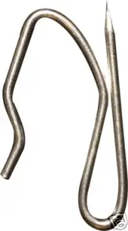 Stainless Steel Drapery Pin Hooks 4138