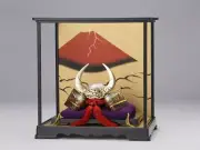 Sengoku warlord helmet, Takeda Shingen display case set, helmet for From Japan
