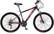 [NENAGGE] Youth/Adult Mountain Bike 26 Inch 21 Speed Hardtail Mountain Bikes with Suspension Double Disc Brake, Teenagers Mountain Bicycle, Men Women Trail All Terrain Anti-Slip Bikes