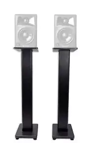 (2) Rockville 28" Studio Monitor Speaker Stands For M-Audio AV42 Monitors