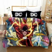 v5683 Bed Sheets Superman Superhero Bedding Set 3PCS Duvet Cover Pillowcase Comforter Cover Gifts Bed Sheets IU5683