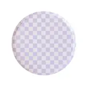 Jollity & Co Checkered Dessert Plates in Purple Posse at Nordstrom One Size