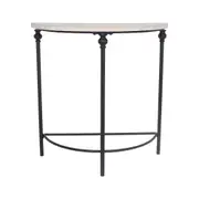 Lorette French Half Round Console Table 80x80cm