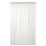 STOCKHOLM 2025 sheer curtain, 1 piece, off-white/with heading tape, 300x250 cm