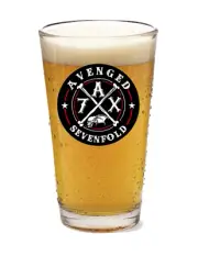 Avenged Sevenfold - Rock & Roll - 16oz Pint Beer Glass Pub Barware Seltzer 242