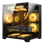 H.E. Gaming PC-AMD Ryzen 5 5600X RTX 4060 8GB 32GB RAM 1TB M.2+2TB Liquid Cooled