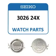 Genuine Seiko Kinetic Watch Capacitor 3026 24X Rechargeable Battery - NEW!