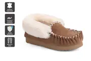 UGG Outback Premium Australian Sheepskin Moccasin Slipper (Chestnut)