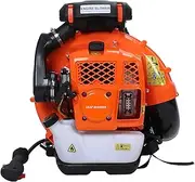 Gas Leaf Blower,80CC 2-Stroke Gas Backpack Leaf Blower Up to 900CFM,Powerful Gas Powered Backpack Snow Blower Low Vibration & Cruise Control for Lawn Yard Care (80cc)